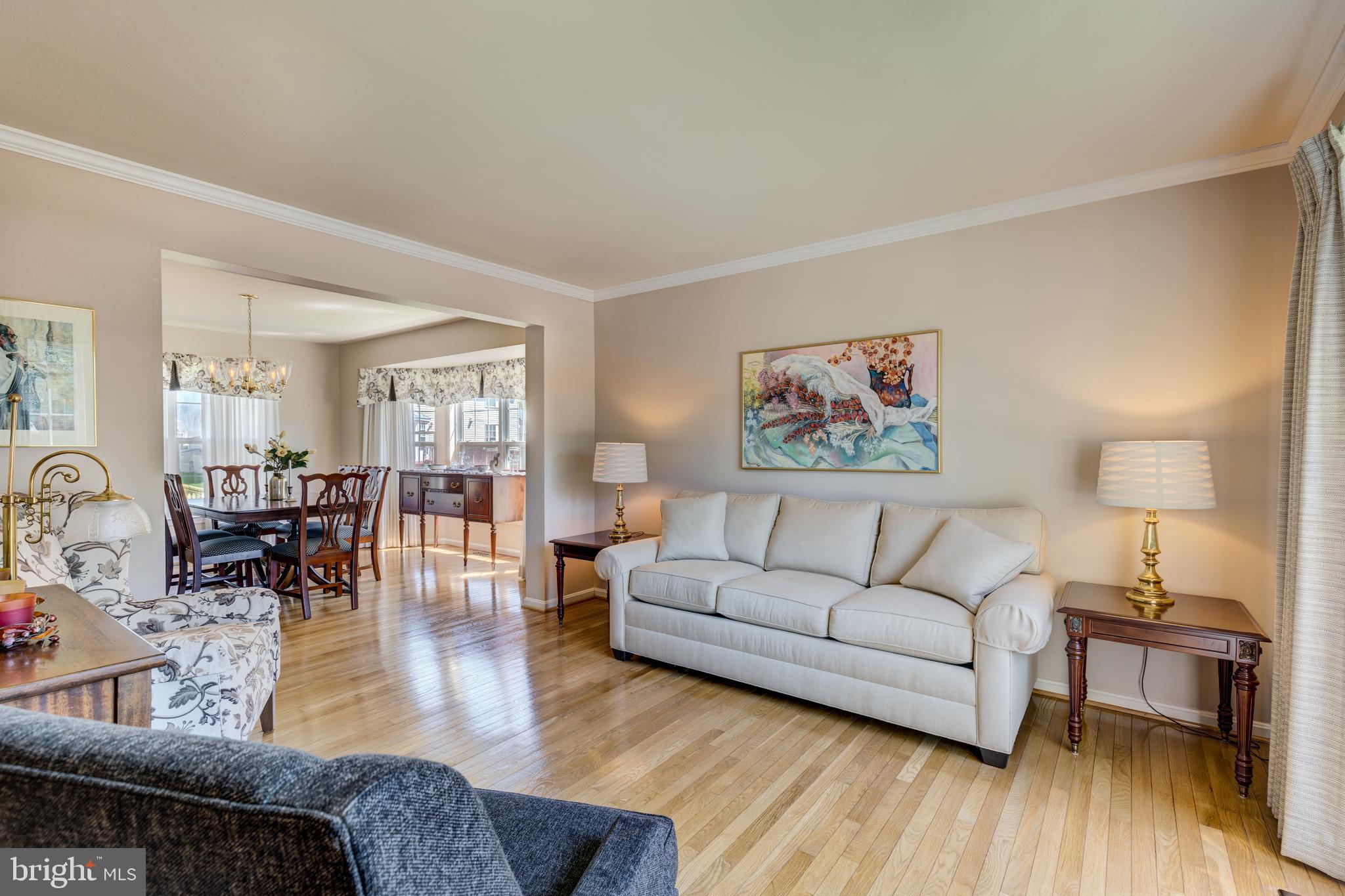324 Belltown Road Owings Mills, MD 21117 - Photo 6 of 42 Hardwood floors in dining room & living room