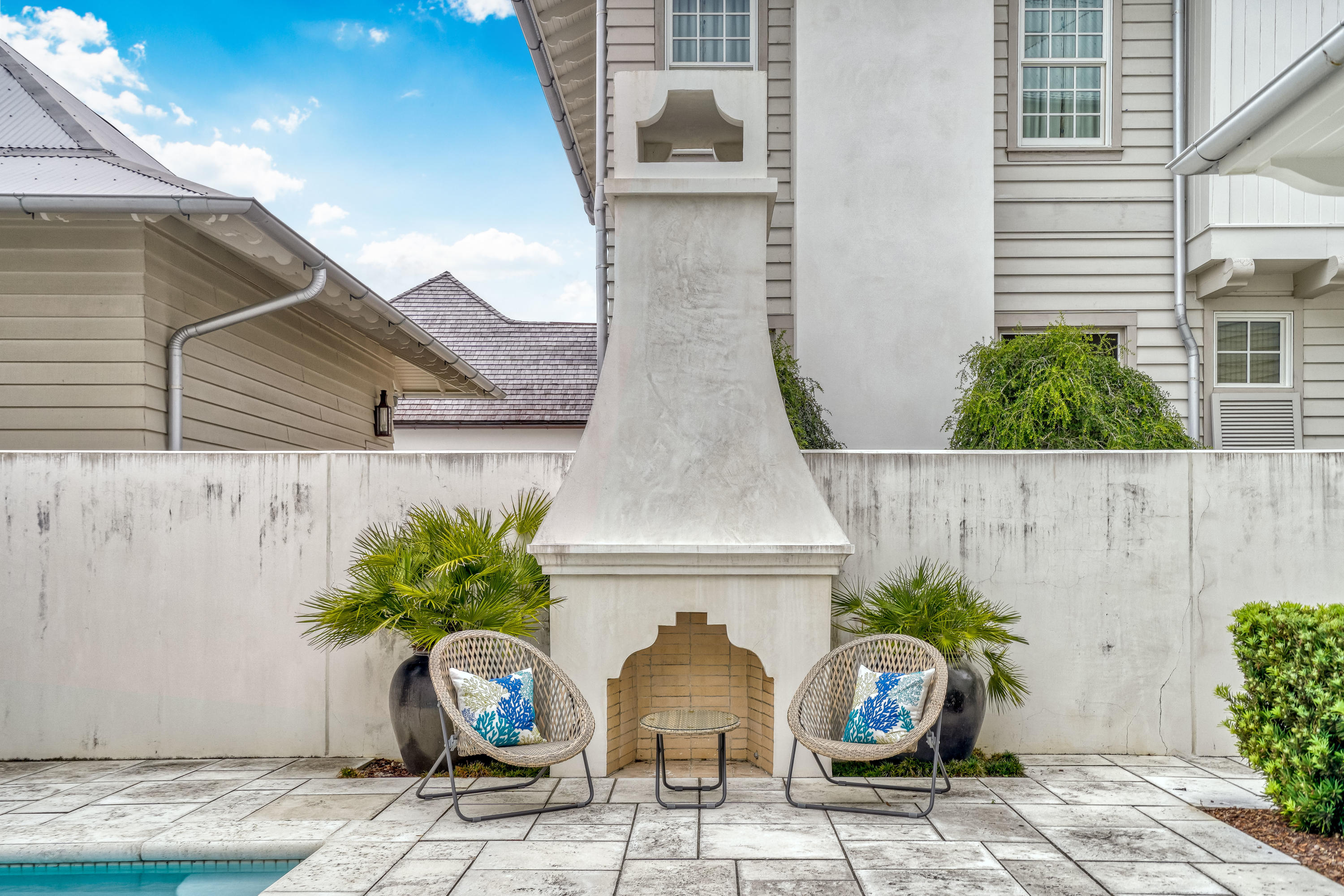 195 Kingston Road Rosemary Beach, FL 32461 - Photo 32 of 103 Outdoor Fireplace