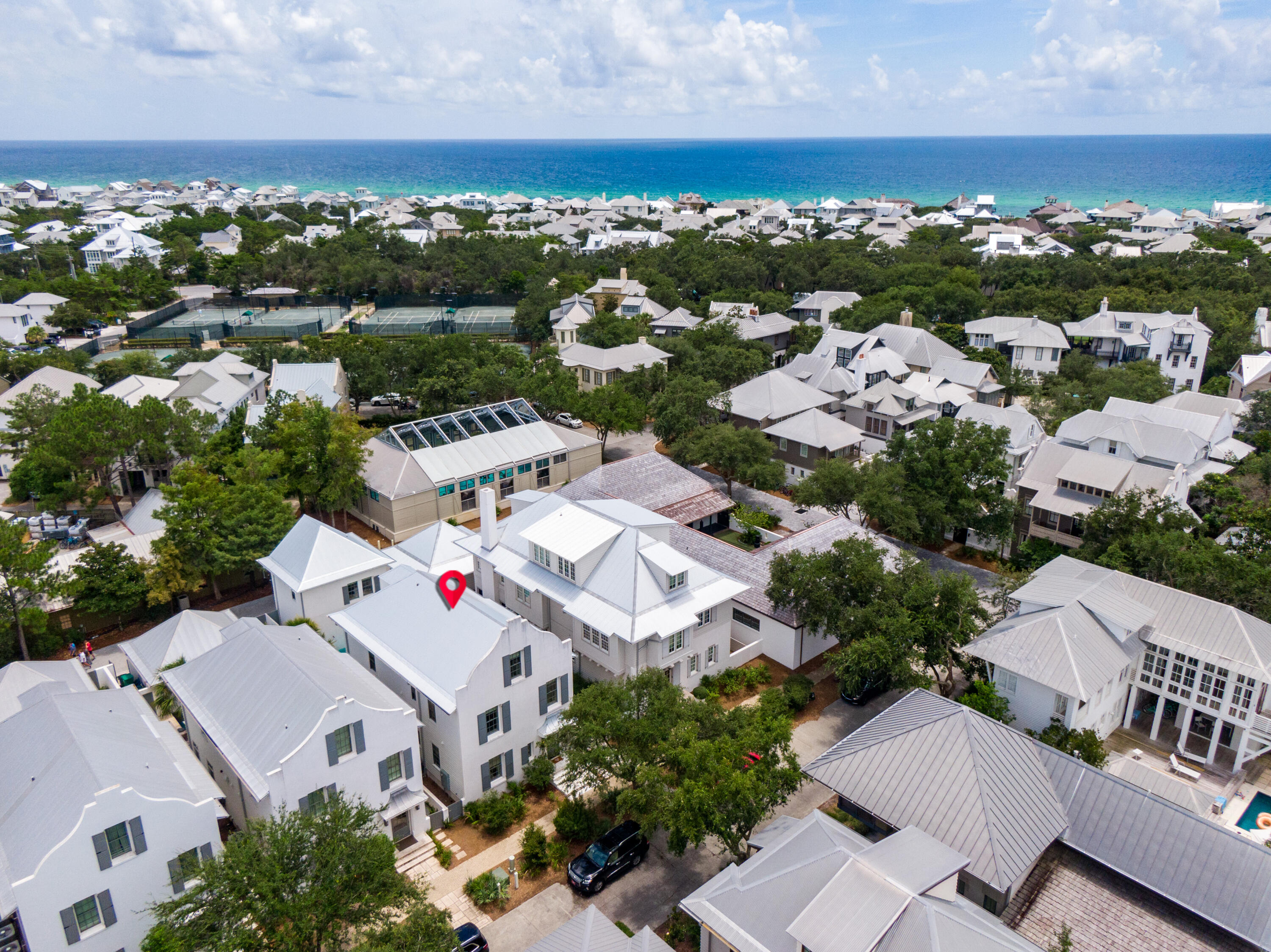 195 Kingston Road Rosemary Beach, FL 32461 - Photo 73 of 103 195 E Kingston Aerial Marked-1