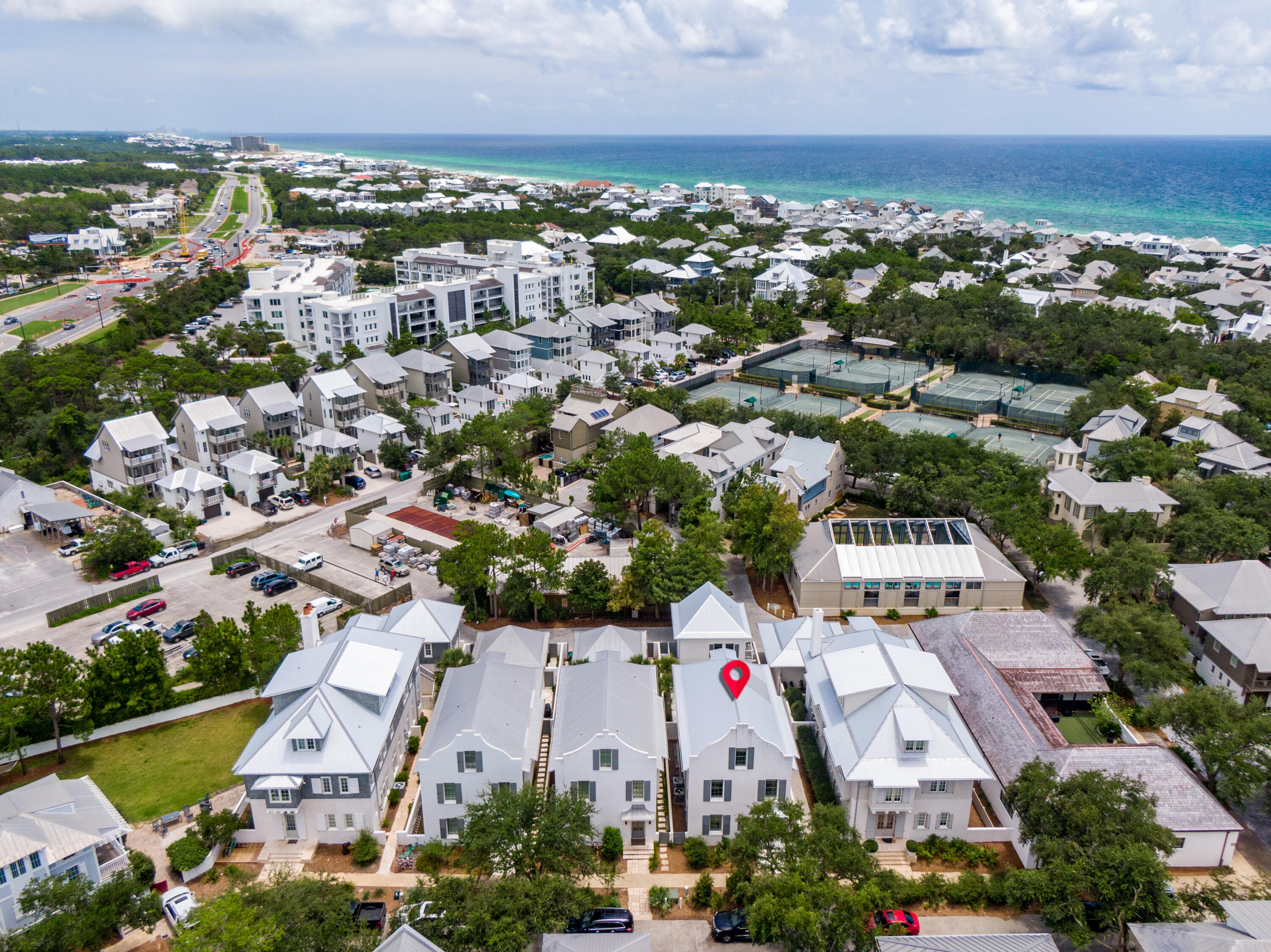 195 Kingston Road Rosemary Beach, FL 32461 - Photo 74 of 103 195 E Kingston Aerial Marked-3