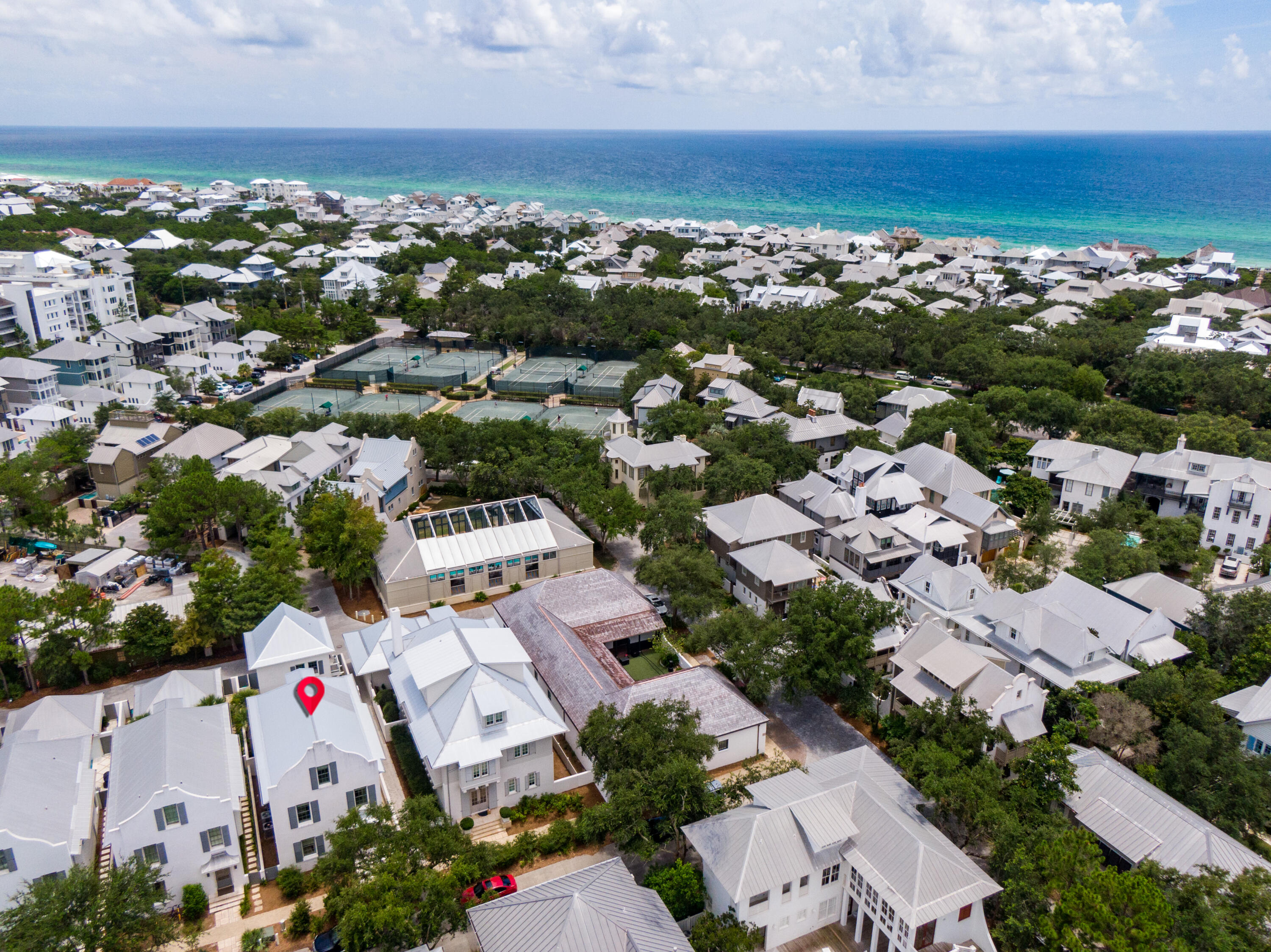 195 Kingston Road Rosemary Beach, FL 32461 - Photo 75 of 103 195 E Kingston Aerial Marked-4