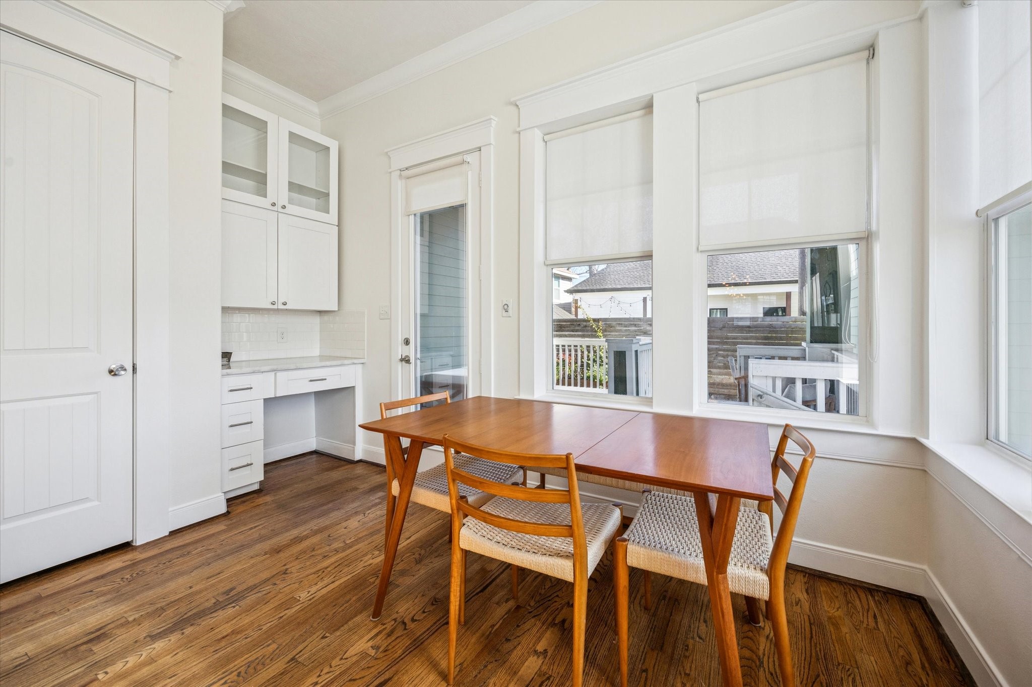 304 Walton Street Houston, TX 77009 - Photo 12 of 28 The kitchen area also has a desk space or can also be used as a coffee bar - so many options to make this home your own.