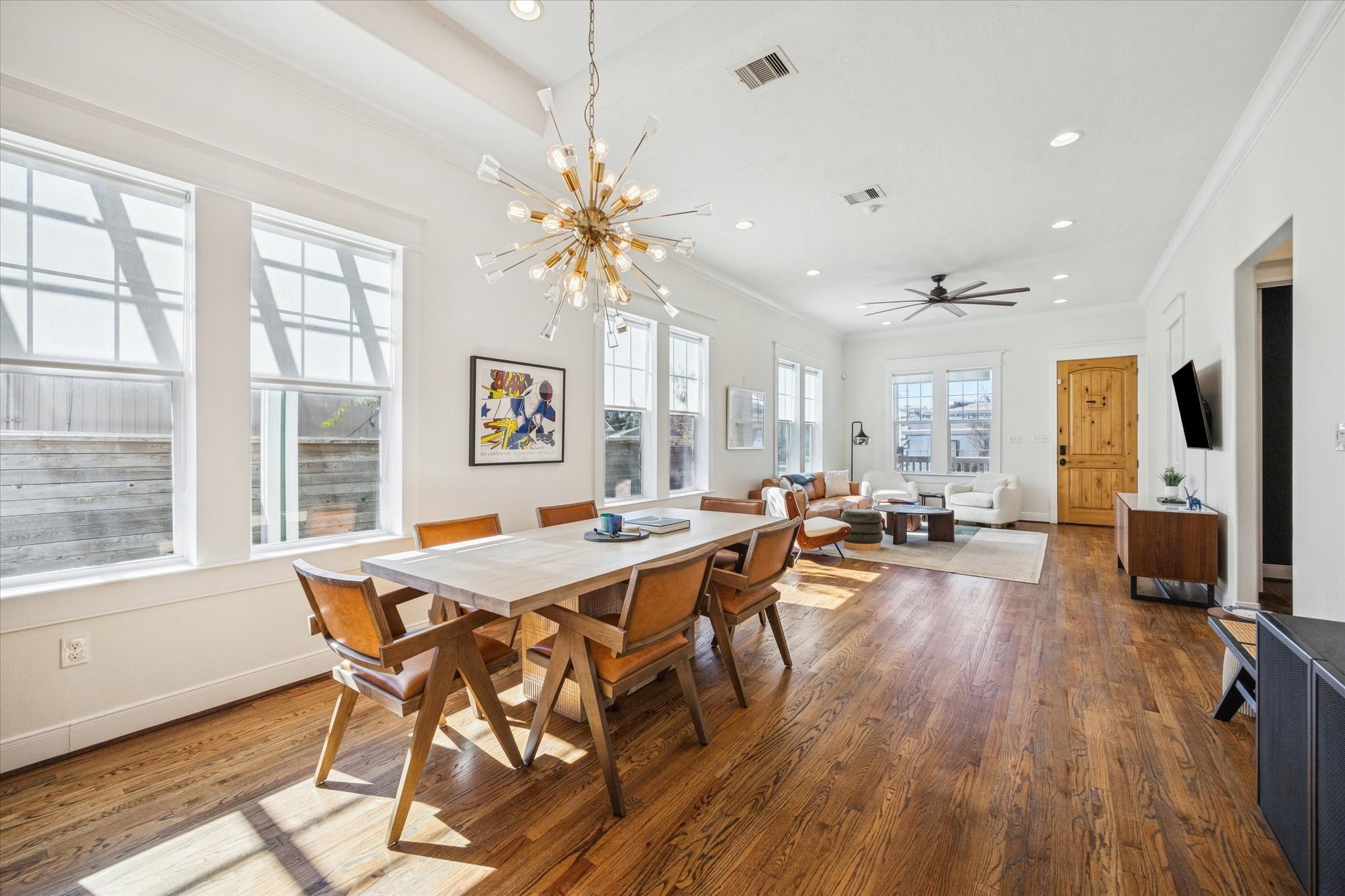 304 Walton Street Houston, TX 77009 - Photo 2 of 28 Once you enter the front door you will find the beautiful open concept living/dining space with plenty of natural lighting.