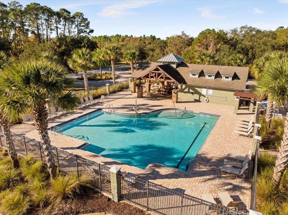 30 Levante Way St. Augustine, FL 32086 - Photo 39 of 40 an aerial view of a house with a garden and trees