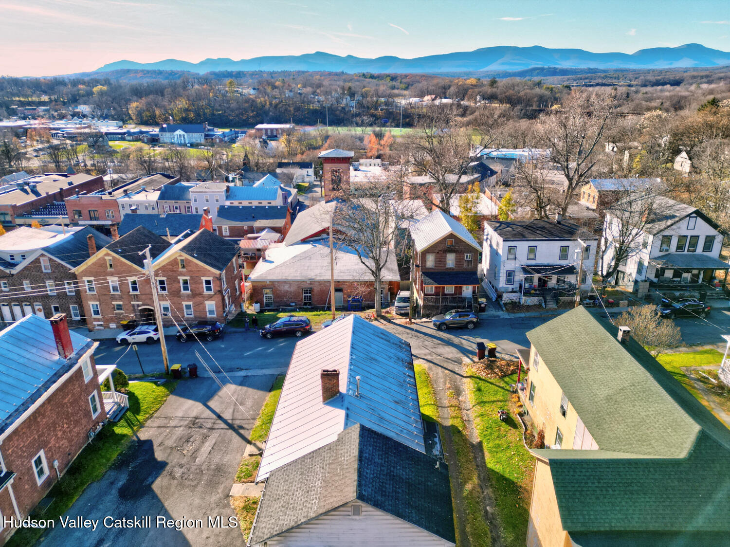 60 North Street Catskill, NY 12414 - Photo 46 of 50 a view of a city with lawn chairs