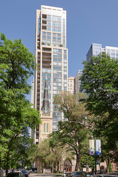 9 West Walton Street, Unit 604 Chicago, IL 60610 - Photo 1 of 43 front view of a building