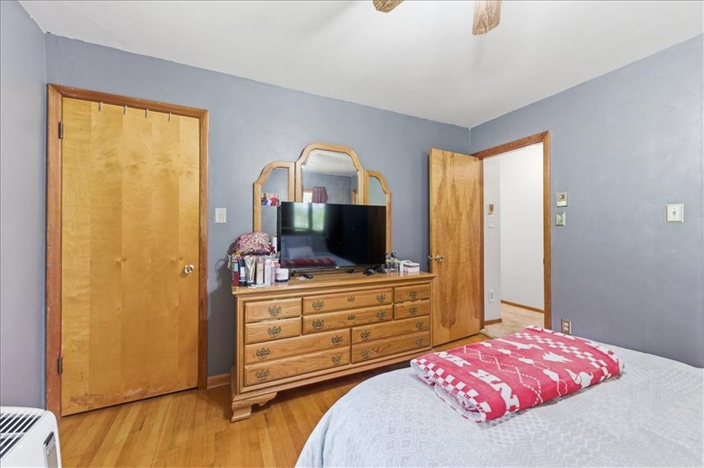 795 Geidel Road Ford City, PA 16226 - Photo 27 of 35 a bedroom with a bed and a flat screen tv
