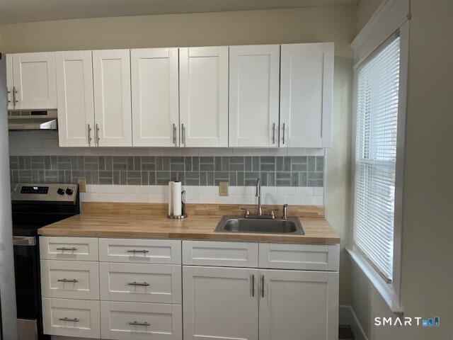1946 Chapel Street New Haven, CT 06515 - Photo 13 of 23 a kitchen with a sink and cabinets