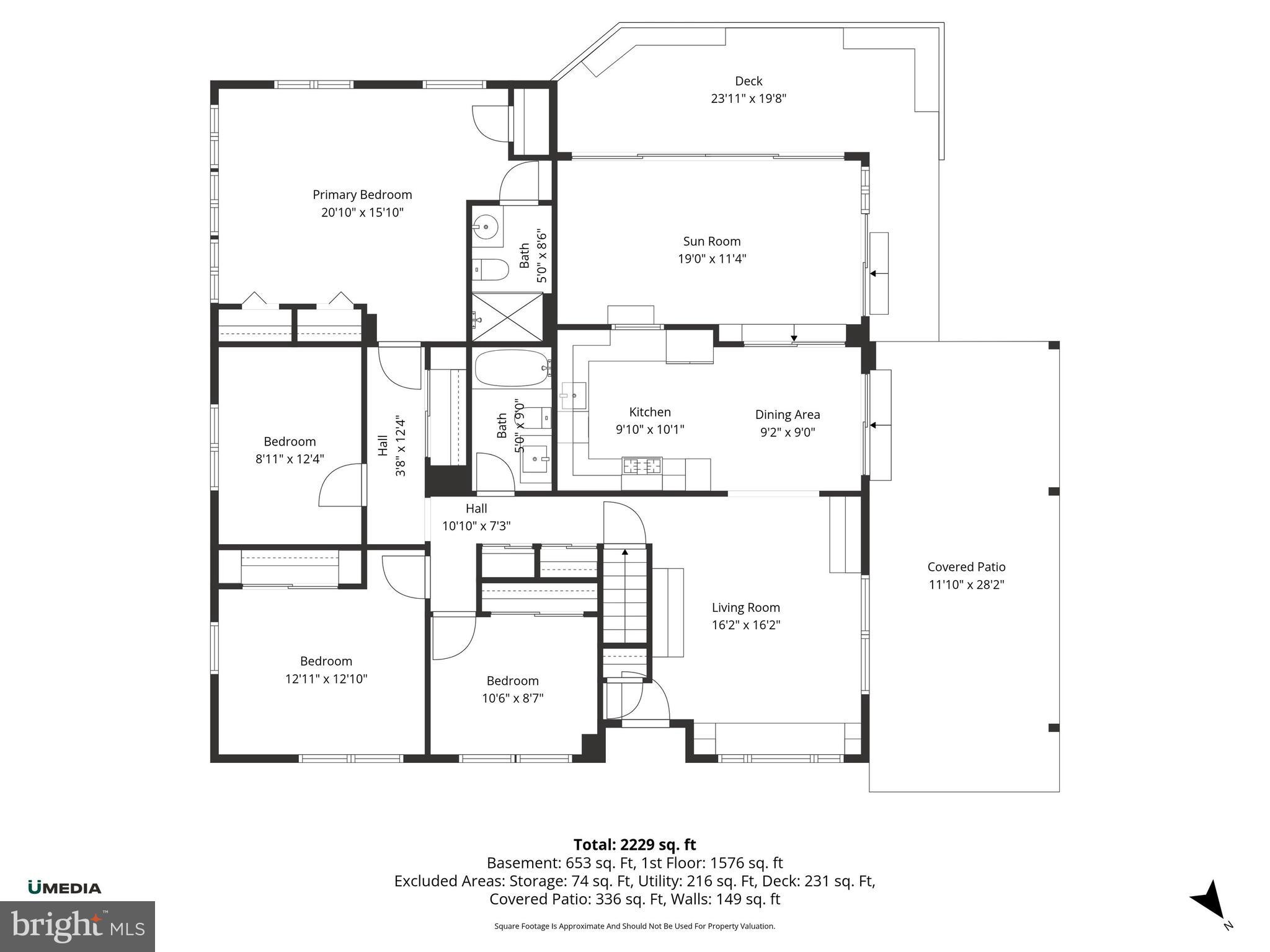 5308 Inverchapel Road Springfield, VA 22151 - Photo 26 of 28 Main level floor plan