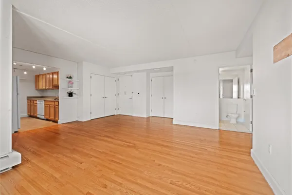 wooden floor in an empty room