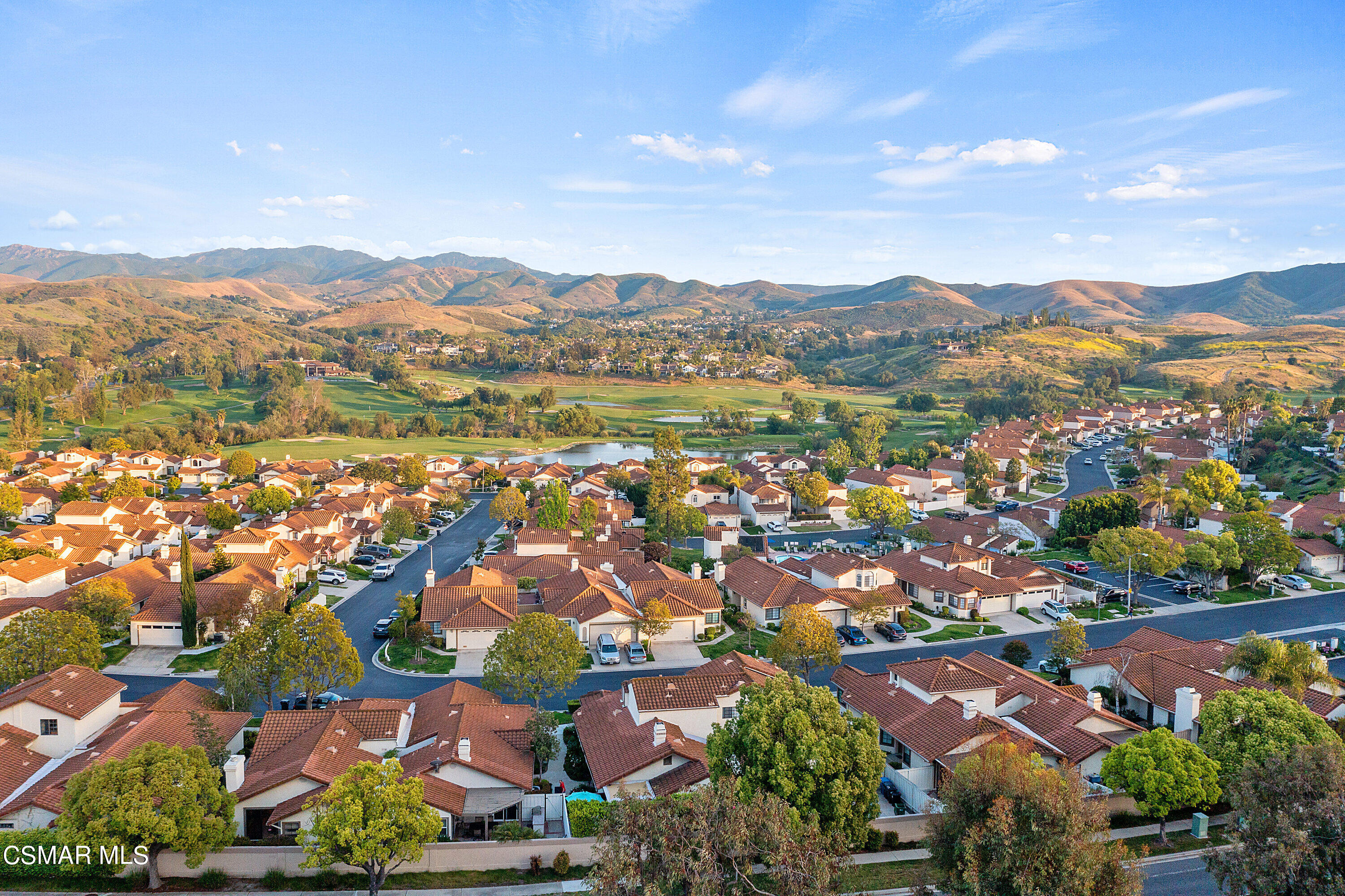 773 Congressional Road Simi Valley, CA 93065 - Photo 2 of 39 an aerial view of lake and residential houses