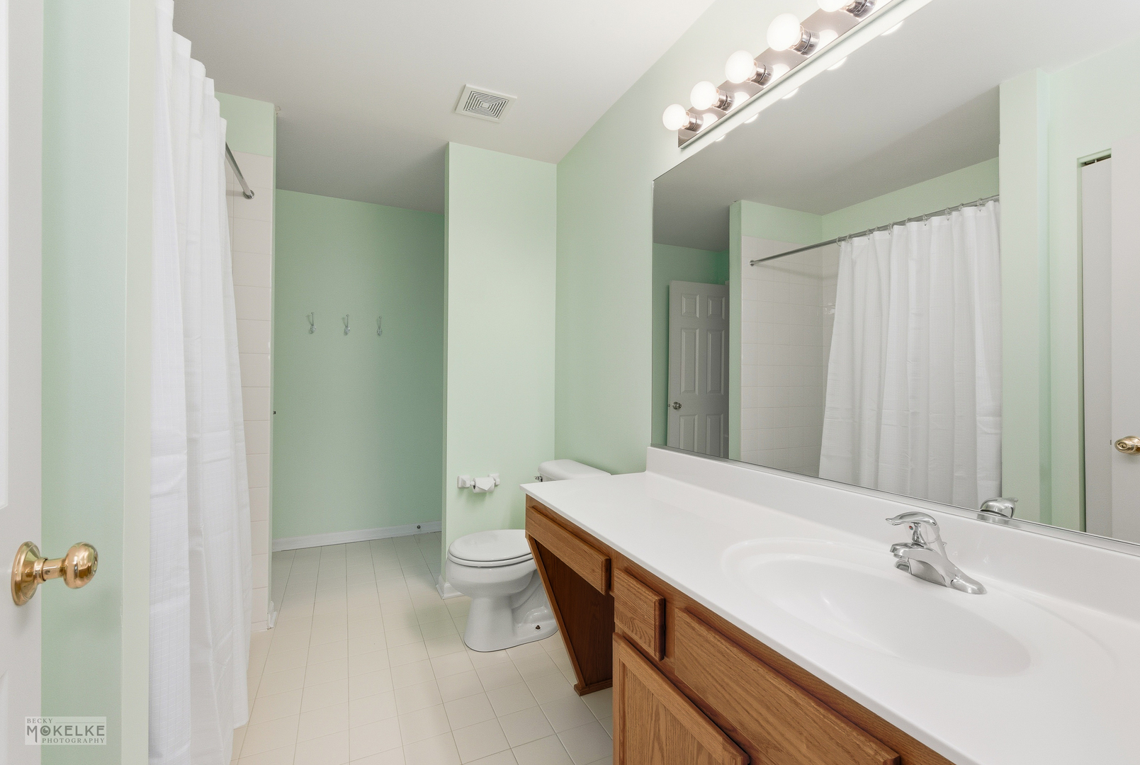 621 Mansfield Way Oswego, IL 60543 - Photo 21 of 37 a bathroom with a double vanity sink and mirror