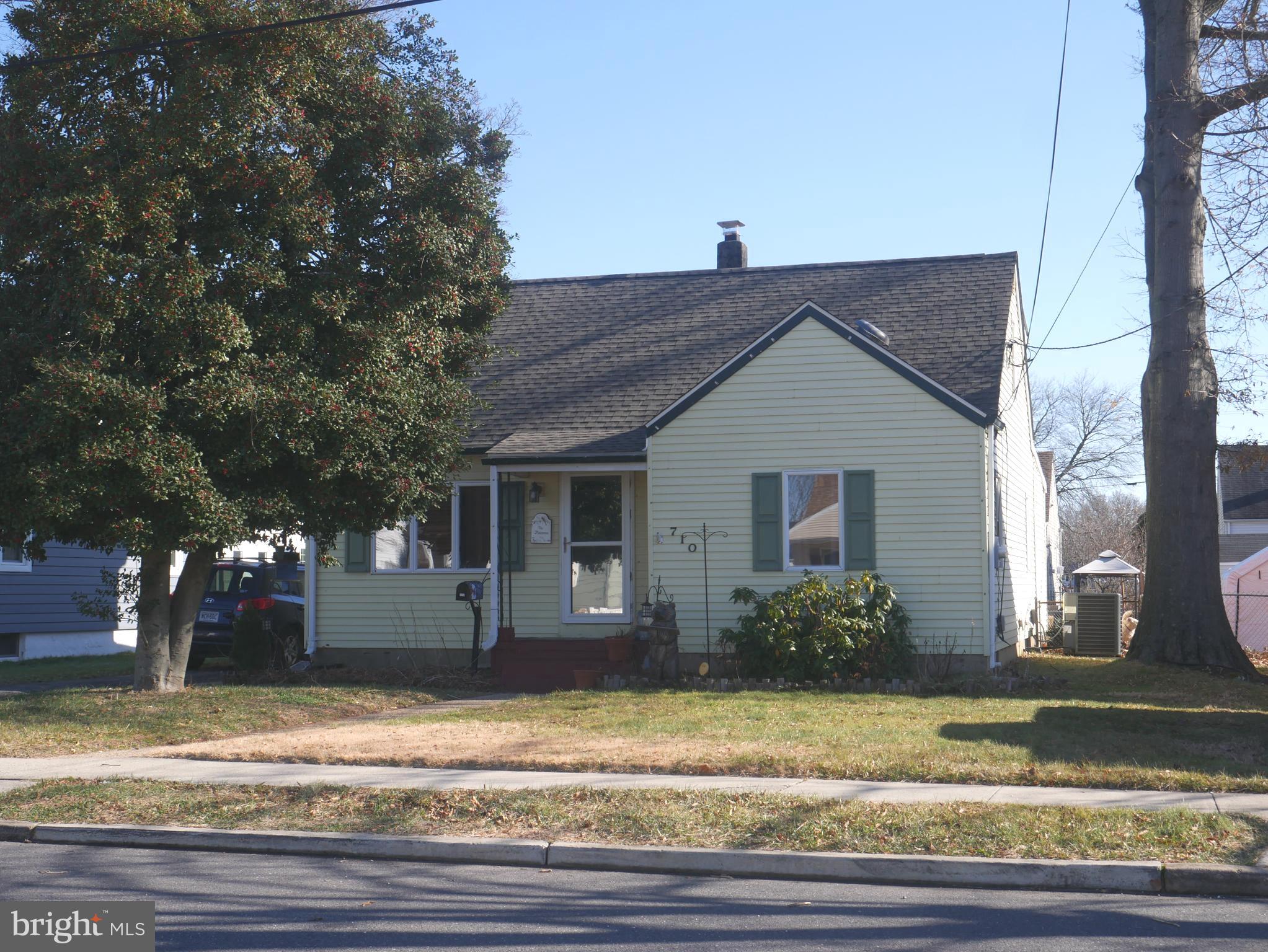 a front view of house with garden