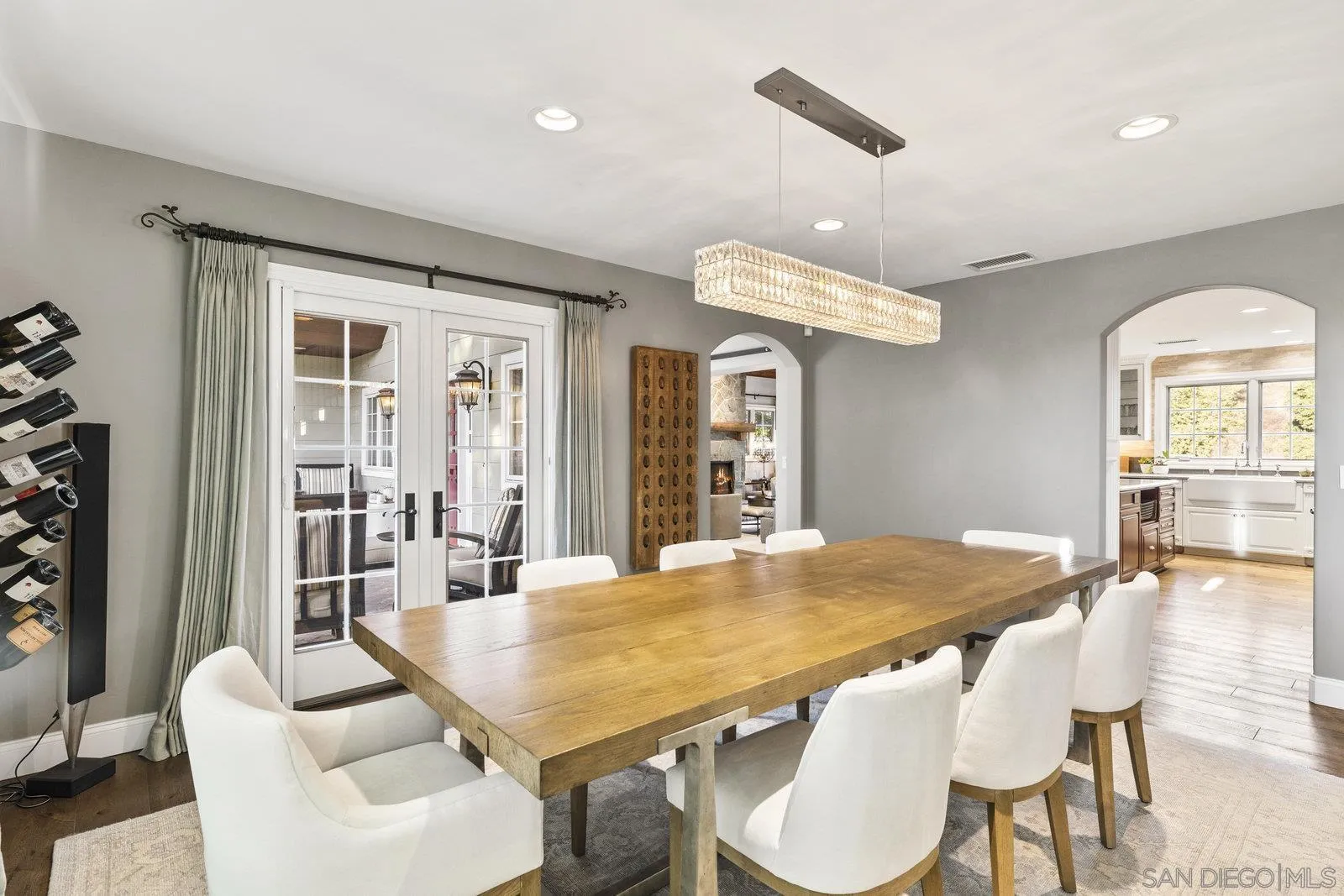 20455 Elfin Forest Road Escondido, CA 92029 - Photo 17 of 50 a view of a dining room with furniture and wooden floor