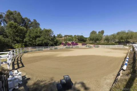 a front view of a house with a yard and potted plants