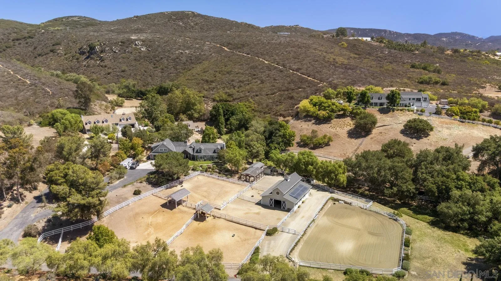 20455 Elfin Forest Road Escondido, CA 92029 - Photo 45 of 50 a view of a dry yard with mountains