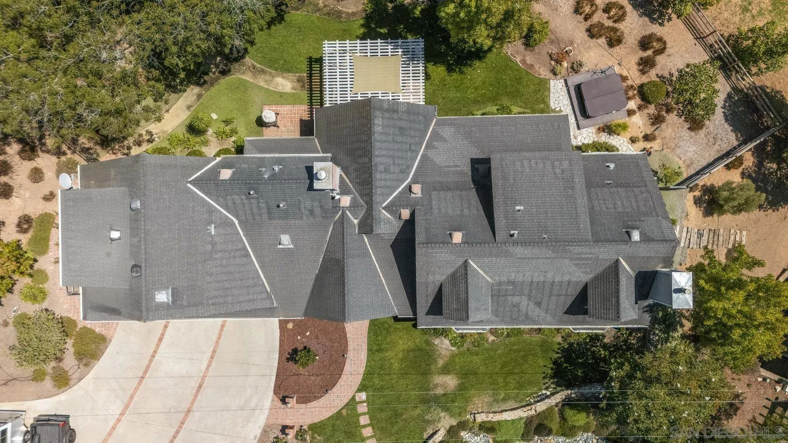 20455 Elfin Forest Road Escondido, CA 92029 - Photo 50 of 50 an aerial view of a house with a yard