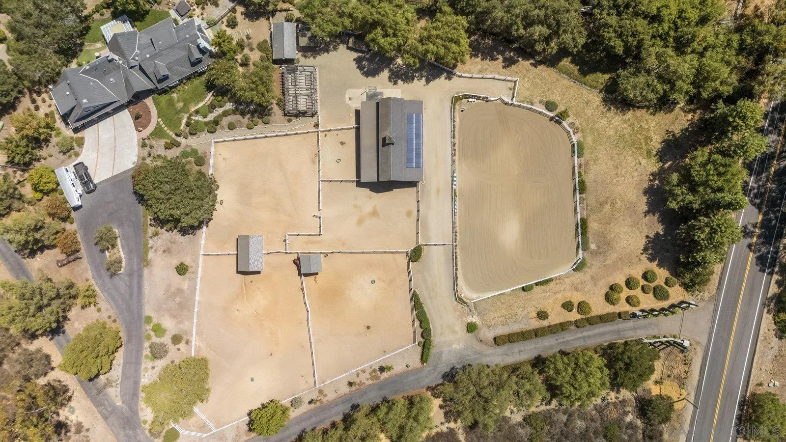 20455 Elfin Forest Road Escondido, CA 92029 - Photo 7 of 50 aerial view of a house with a yard
