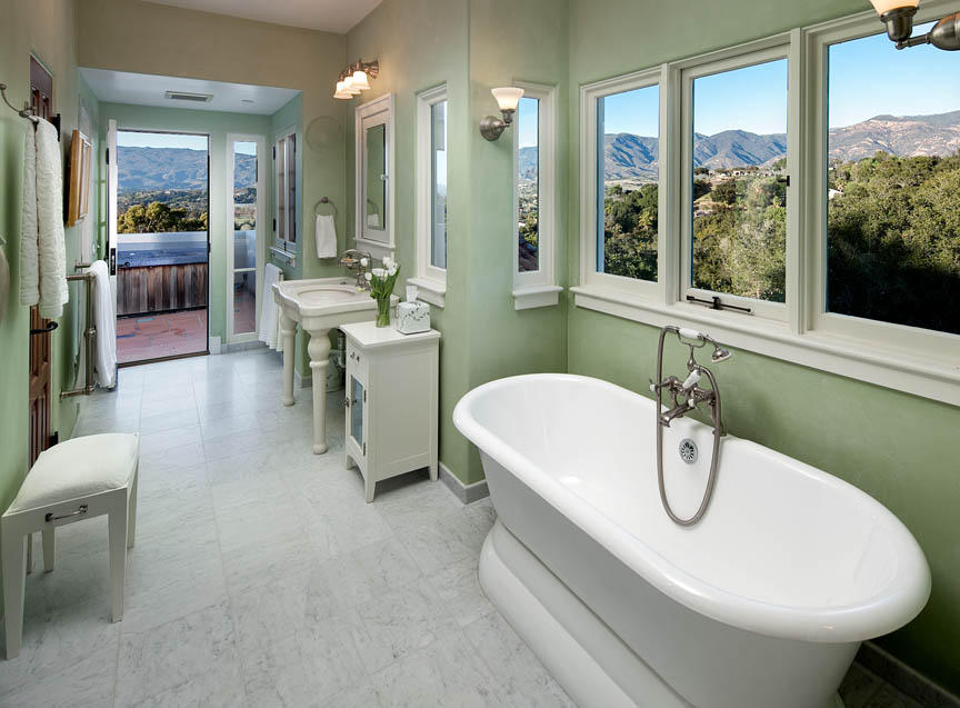 695 Via Hierba Santa Barbara, CA 93110 - Photo 14 of 29 a bathroom with a sink a toilet and bathtub