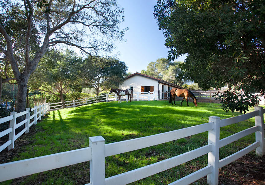 695 Via Hierba Santa Barbara, CA 93110 - Photo 24 of 29 a front view of a house with a yard table and chairs