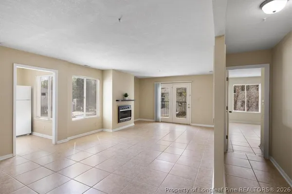 a view of a bathroom with a shower