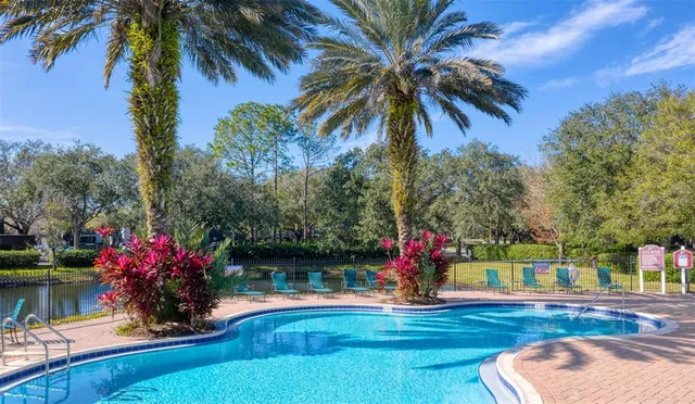 a view of a house with a swimming pool