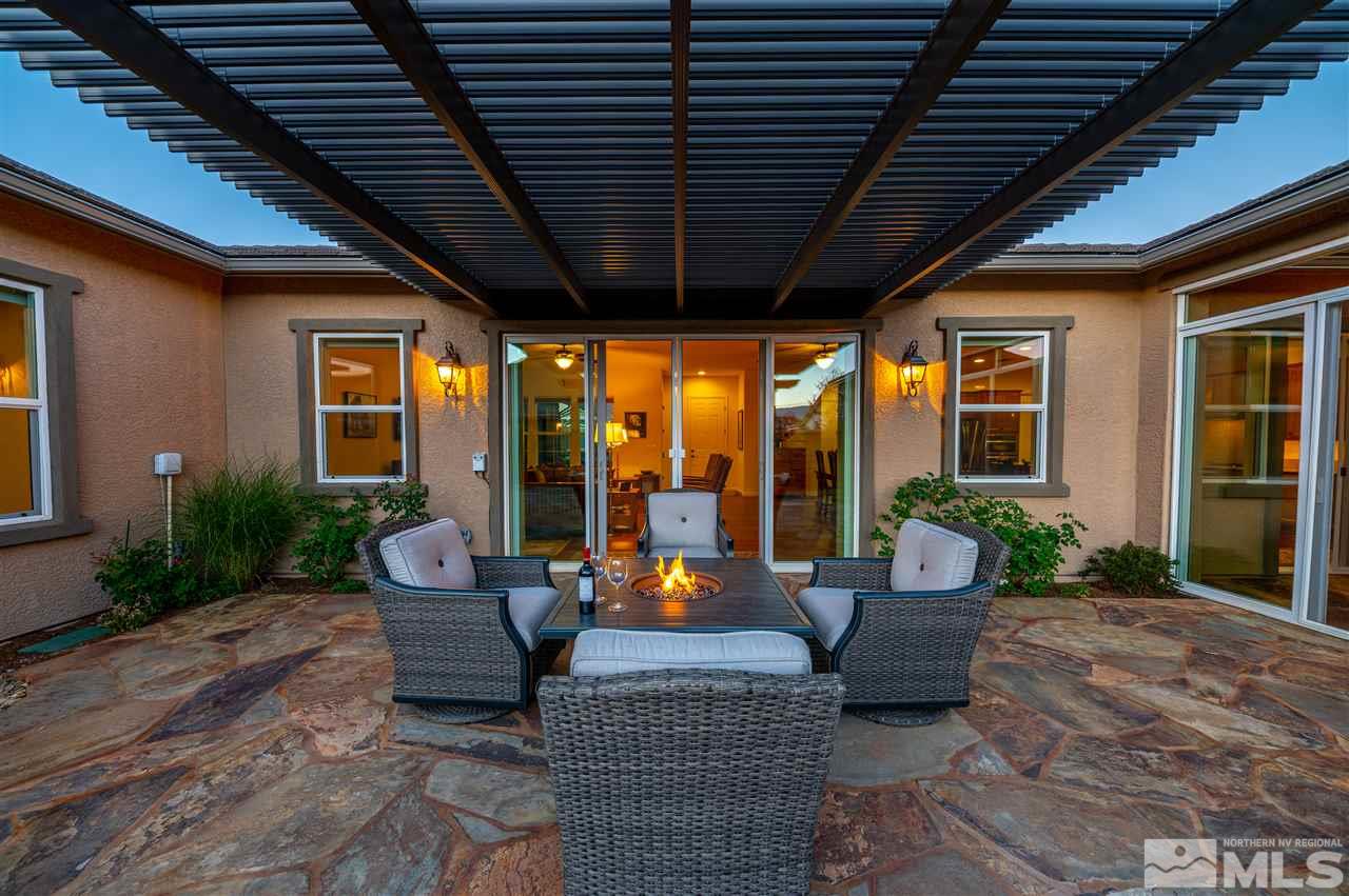 9845 Shadowless Trail Reno, NV 89521 - Photo 2 of 40 a outdoor living space with furniture and garden view