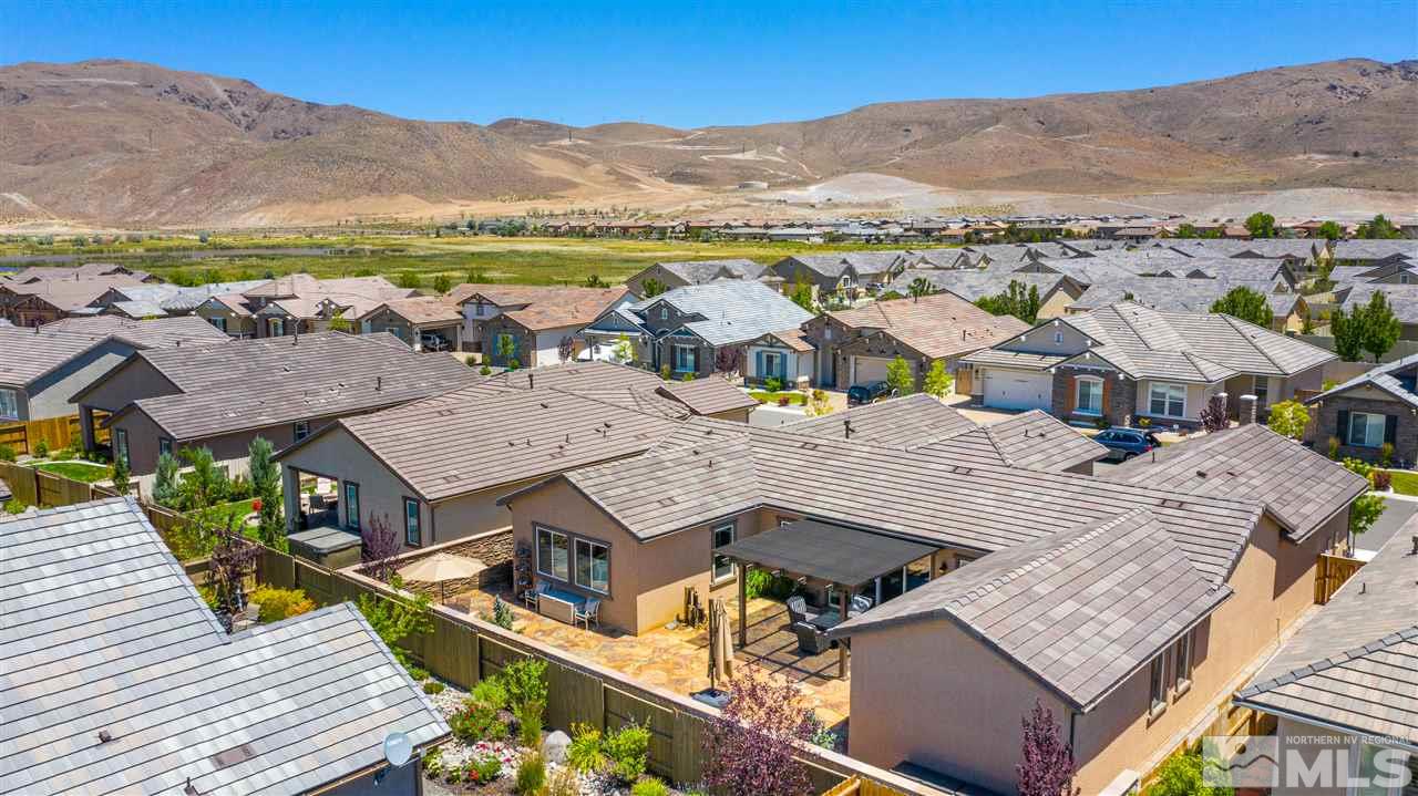 9845 Shadowless Trail Reno, NV 89521 - Photo 35 of 40 aerial view of a house with a ocean view