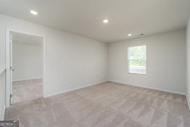 a view of an empty room