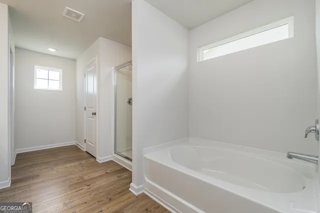 a backyard of a house