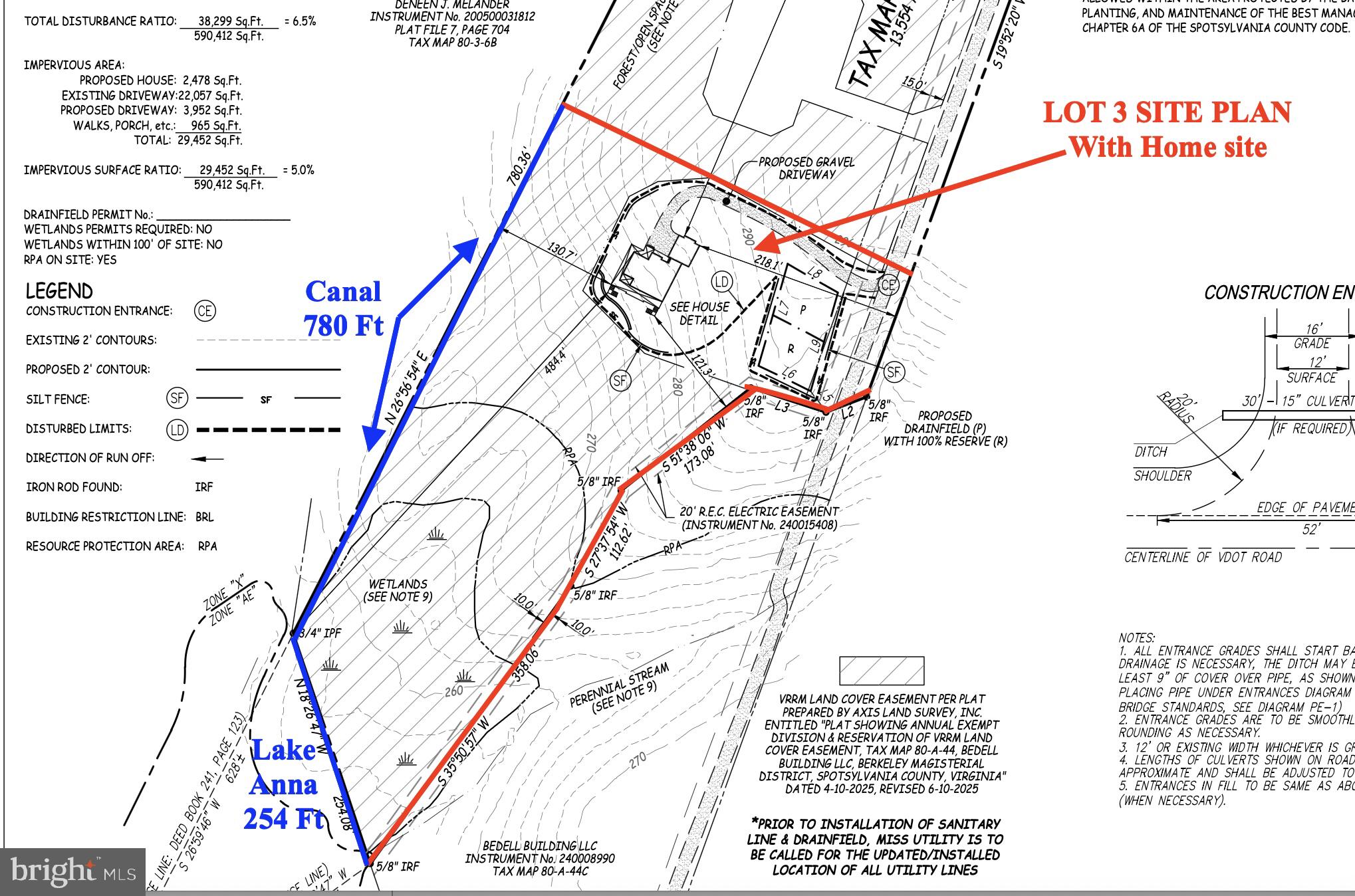 Lot 3-3152 Lewiston Road Bumpass, VA 23024 - Photo 6 of 14 Proposed Home Site by Scenic Waterways