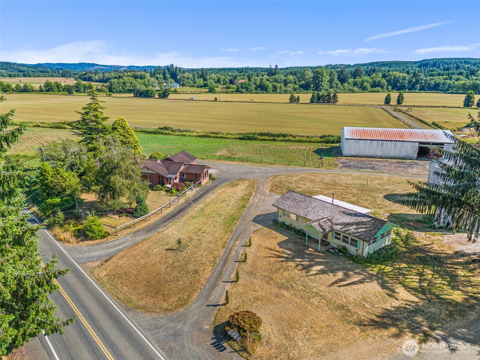 627 Wynoochee Valley Road Montesano, WA 98563 - Photo 19 of 40 a view of a lake with a ocean view