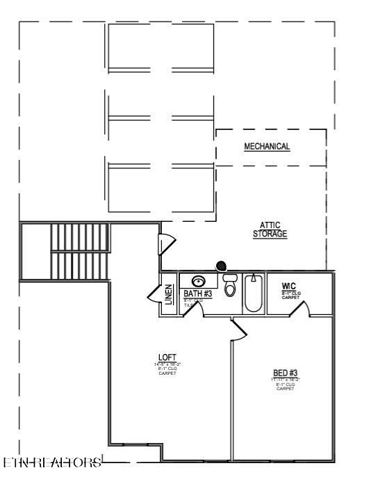 1009 Branch Hook Road Knoxville, TN 37934 - Photo 6 of 14 Lot 27 Upstairs