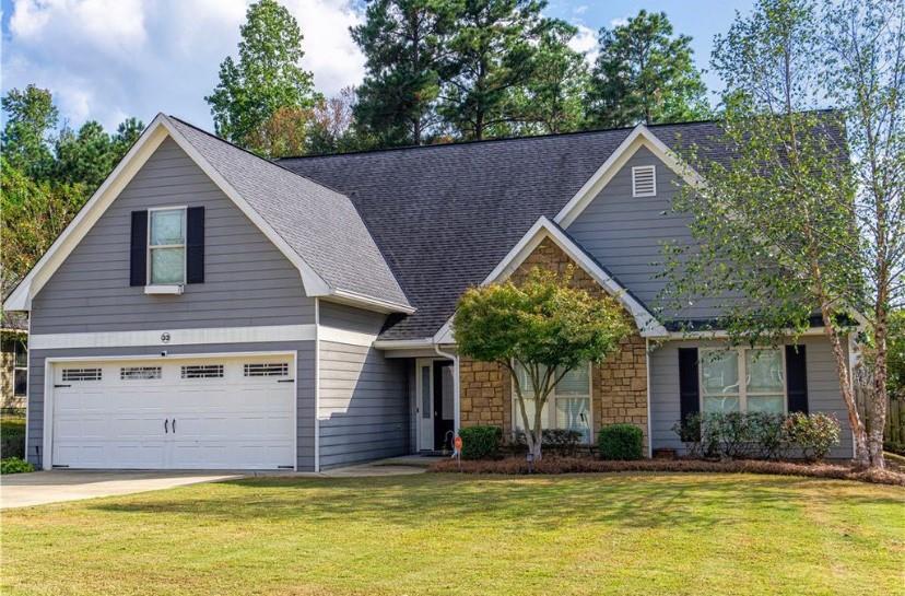 a view of a house with a swimming pool