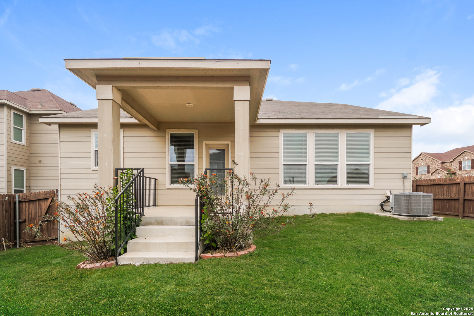 540 Landmark Gate Cibolo, TX 78108 - Photo 18 of 22 a front view of house with yard and outdoor seating