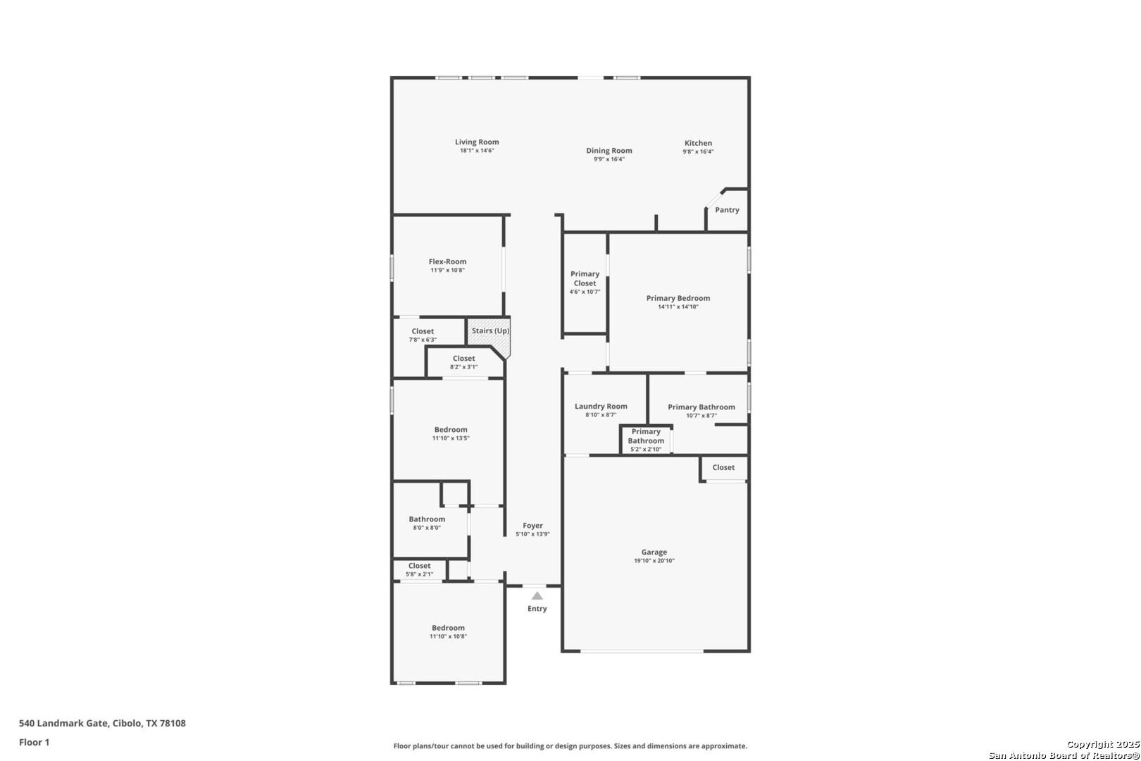 540 Landmark Gate Cibolo, TX 78108 - Photo 21 of 22 a picture of a floor plan