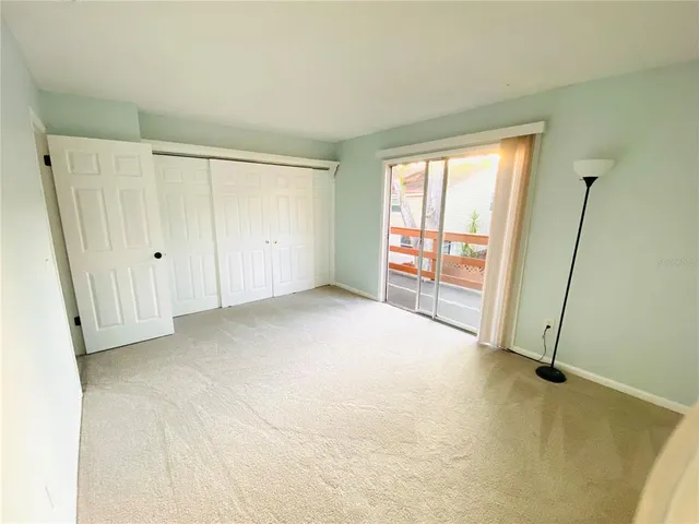 a view of backyard with hardwood