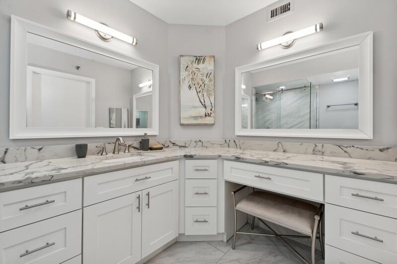 6530 Boca Del Mar Drive, Unit 337 Boca Raton, FL 33433 - Photo 14 of 21 a spacious bathroom with a granite countertop sink mirror and double