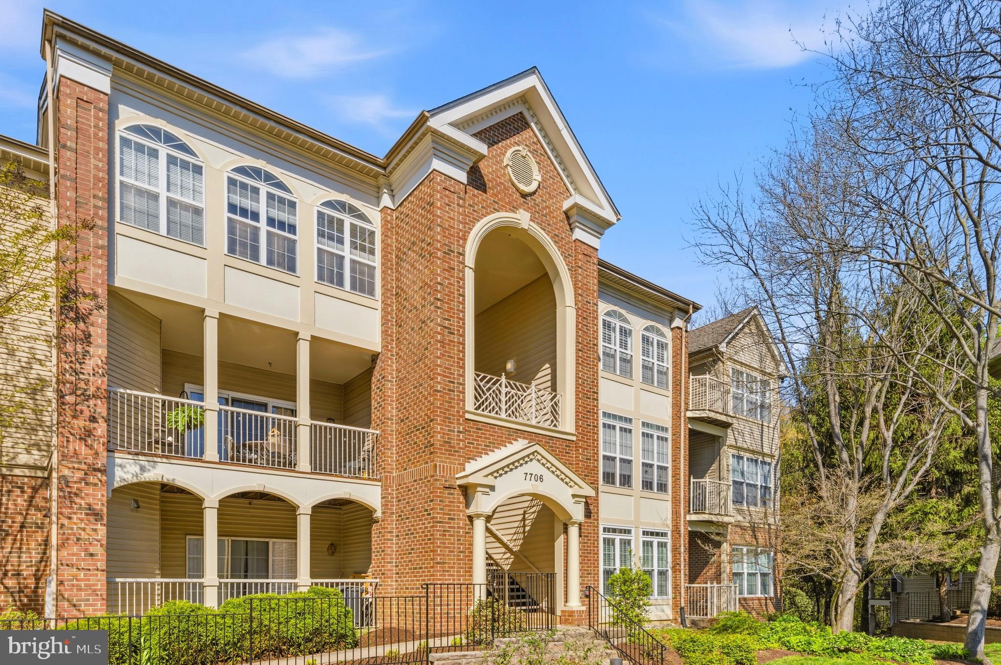 7706 Haynes Point Way, Unit D Alexandria, VA 22315 - Photo 21 of 27 a front view of a multi story building