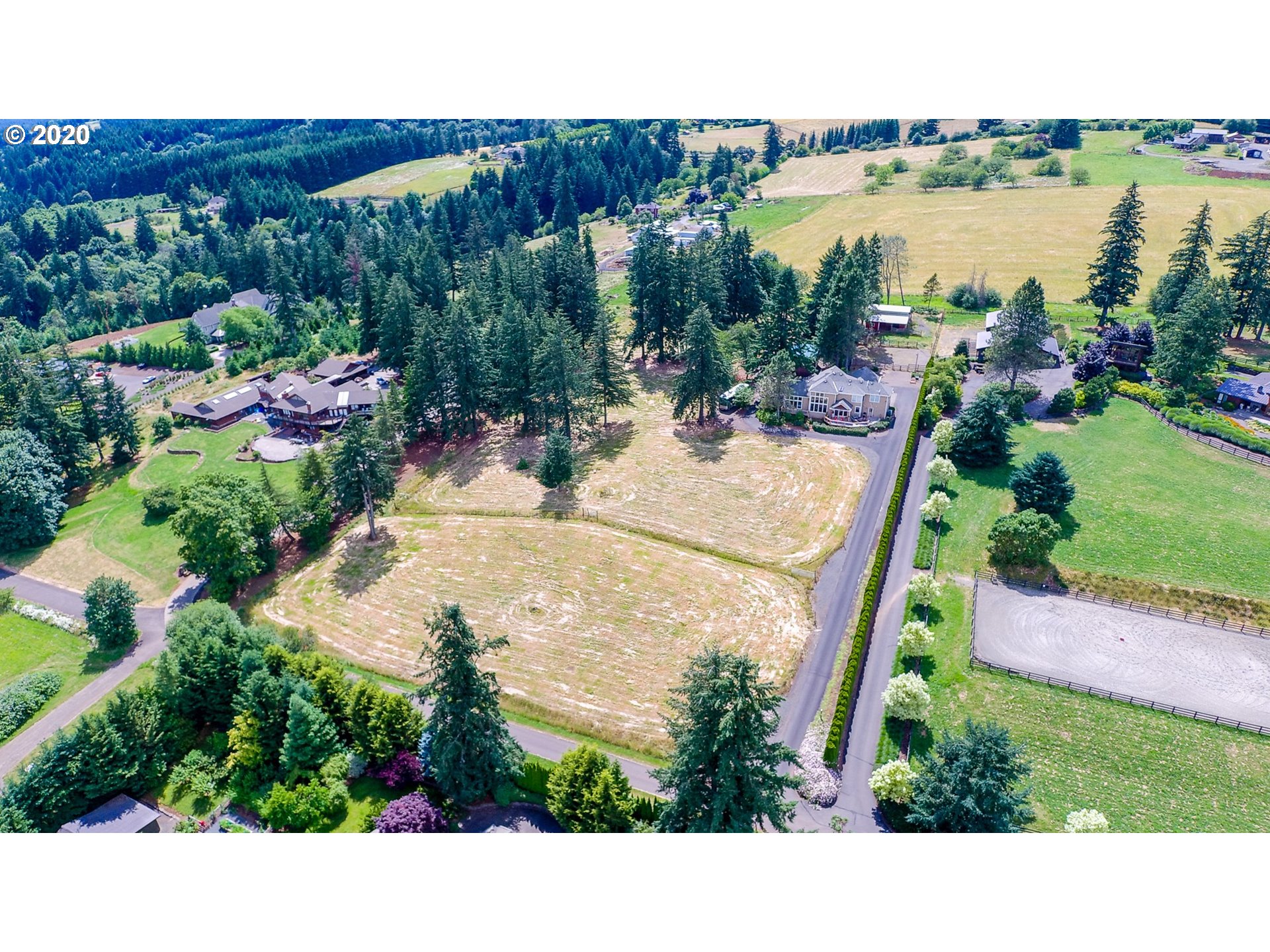 17420 Southwest Parrett Mountain Road Sherwood, OR 97140 - Photo 32 of 32 a view of a backyard