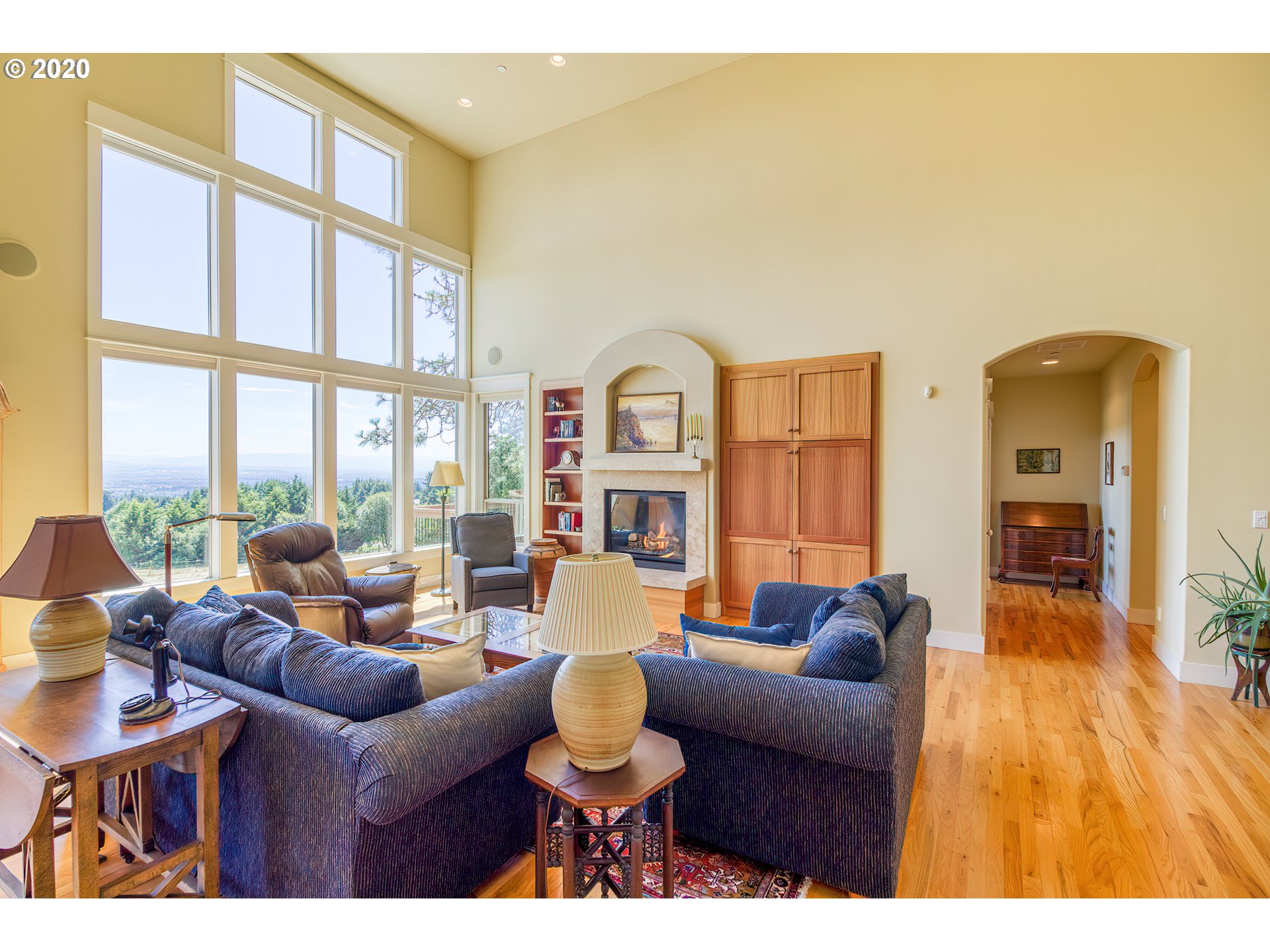 17420 Southwest Parrett Mountain Road Sherwood, OR 97140 - Photo 6 of 32 a living room with furniture and a large window