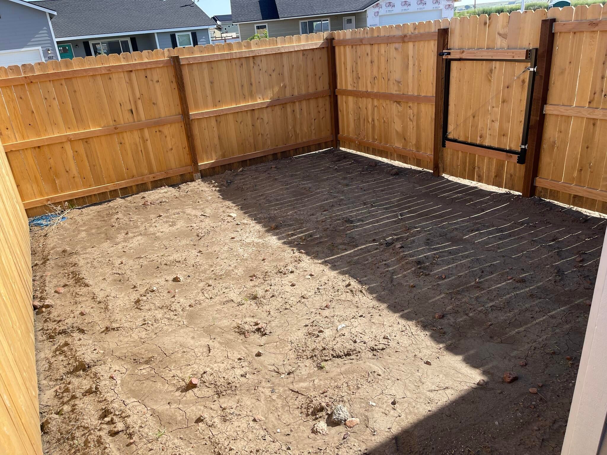 555 Scenic Loop Culver, OR 97734 - Photo 20 of 38 Private courtyard off primary allows for hot tub, patio chair set, dog kennel, or...?