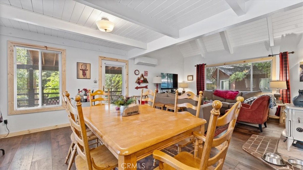 6231 Merry Way Clipper Mills, CA 95930 - Photo 16 of 60 a view of a dining room with furniture window and outside view
