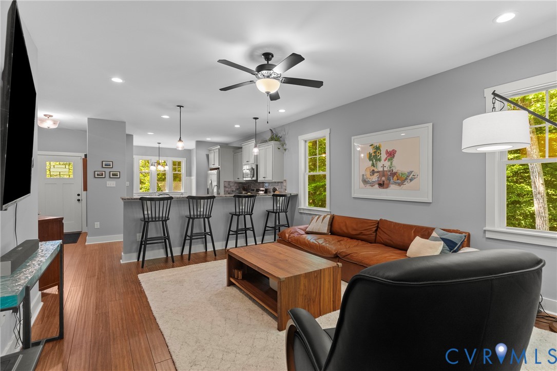 3763 Old Ridge Road Farmville, VA 23901 - Photo 12 of 44 Living room featuring light wood finished floors,