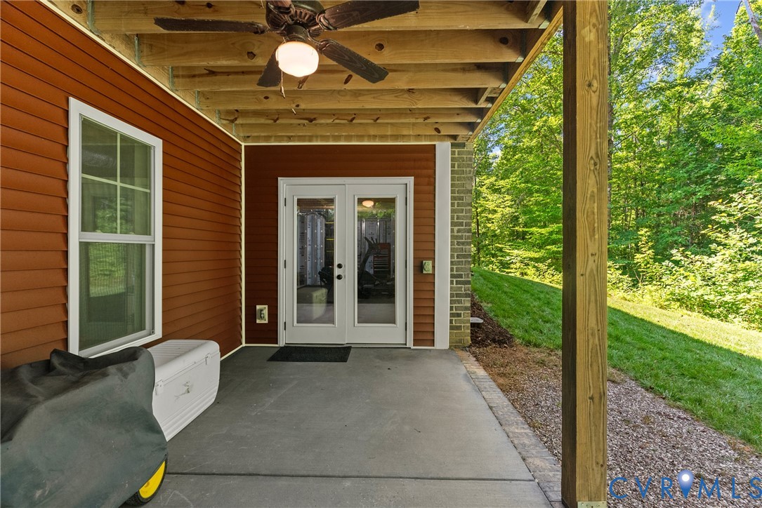 3763 Old Ridge Road Farmville, VA 23901 - Photo 35 of 44 Doorway to property featuring french doors, a ceil
