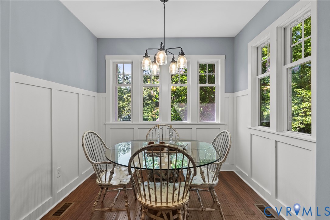 3763 Old Ridge Road Farmville, VA 23901 - Photo 10 of 44 Dining room with a decorative wall, dark wood-styl