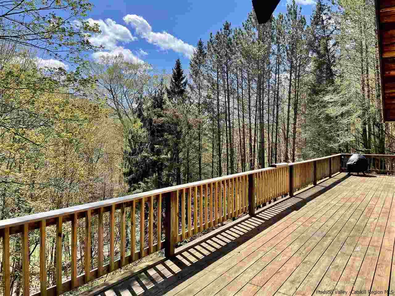 187 Deer Run Road Roxbury, NY 12421 - Photo 2 of 28 a view of balcony with wooden floor