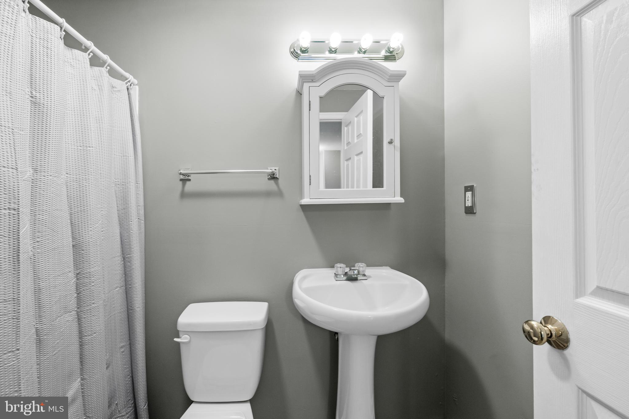 404 Pinnacle Drive Bunker Hill, WV 25413 - Photo 28 of 36 a bathroom with a sink toilet and a mirror