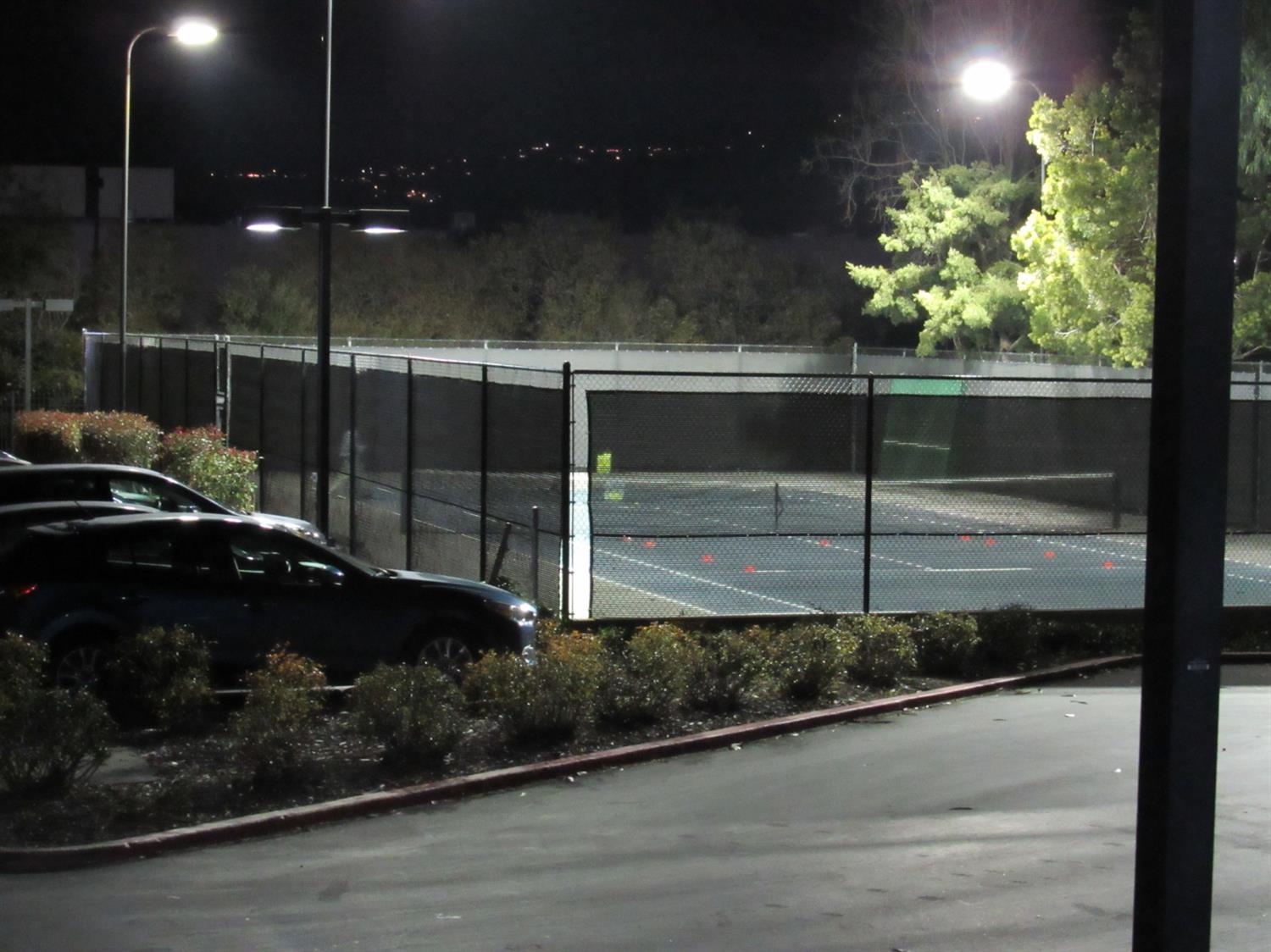 535 Pierce Street, Unit 2110 Albany, CA 94706 - Photo 8 of 17 Tennis Court at night