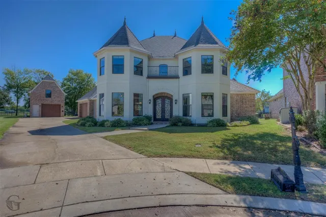 front view of house with a yard